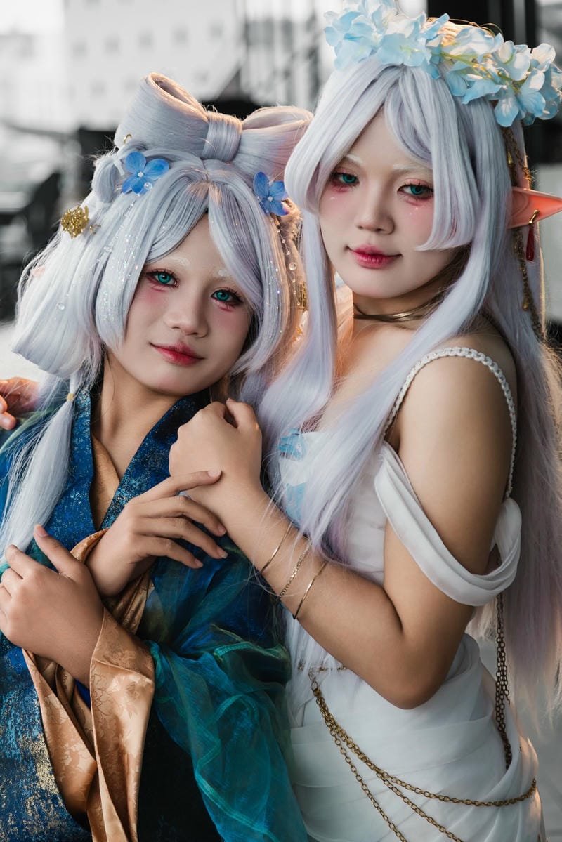 ảnh gái xinh cosplay phong cách fantasy