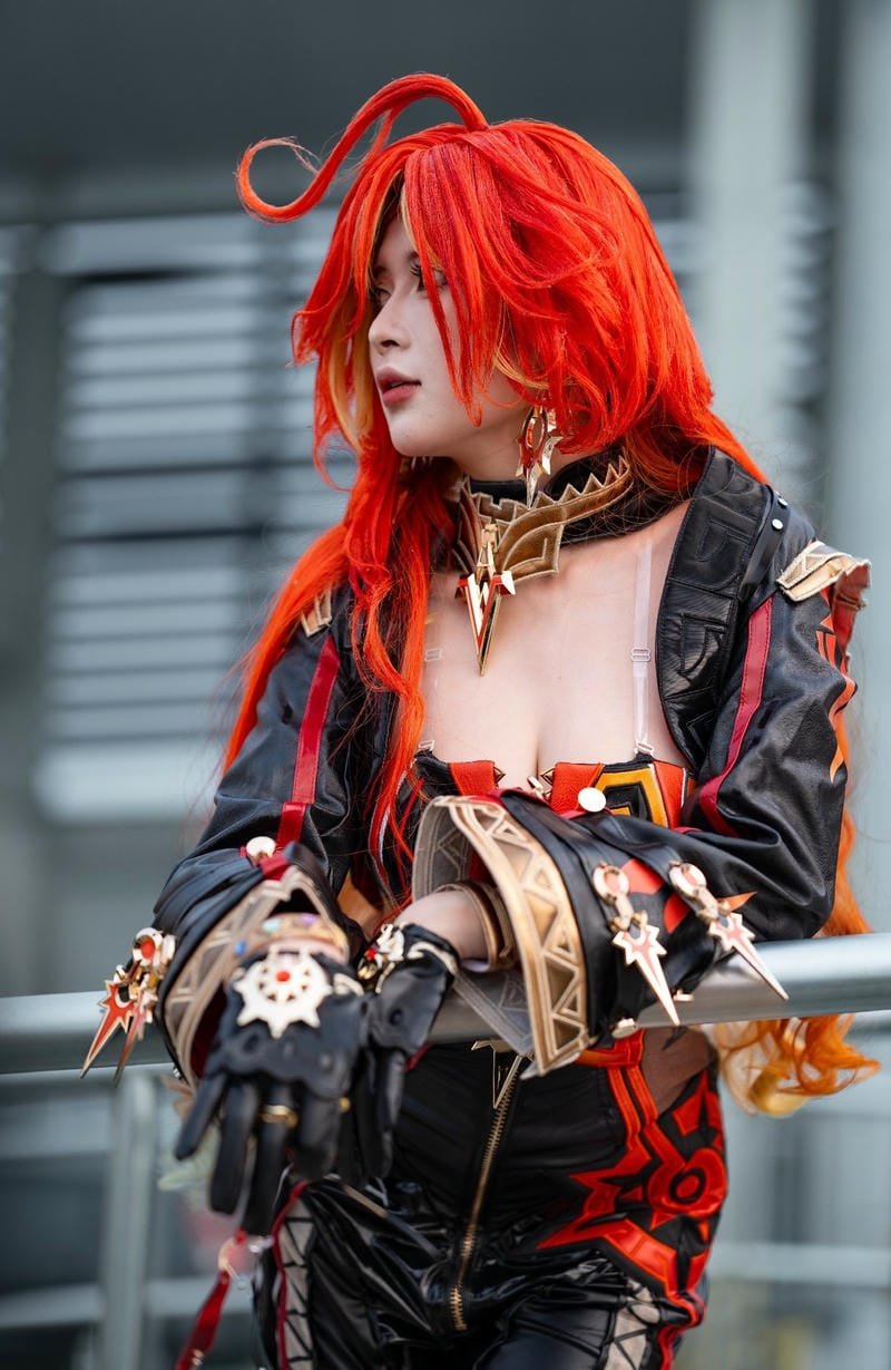 gái xinh cosplay nhân vật manga nữ