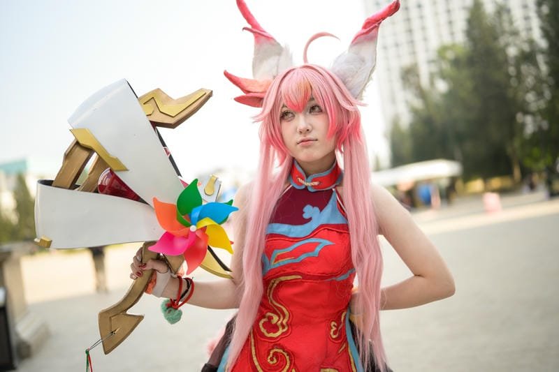 ảnh cosplay nghệ thuật phối màu hài hòa