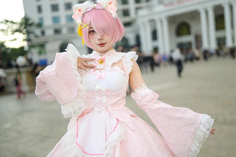 ảnh cosplay tinh tế màu sắc nhẹ