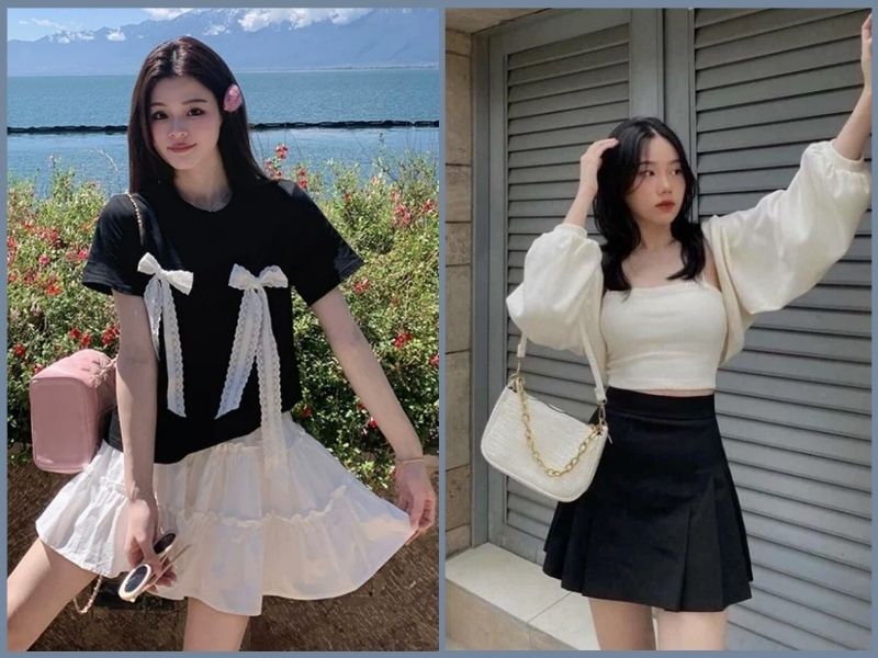 cách phối đồ đẹp cho nữ lùn