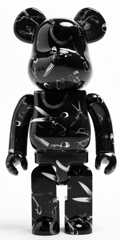 hình nền điện thoại bearbrick đen