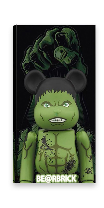 hình nền điện thoại Bearbrick Hulk