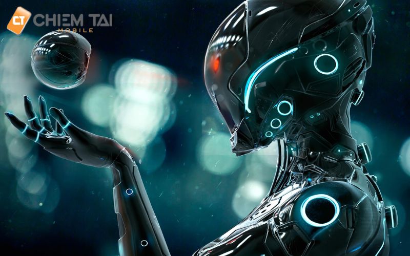 Hình nền robot 3D 4K siêu nét cho máy tính