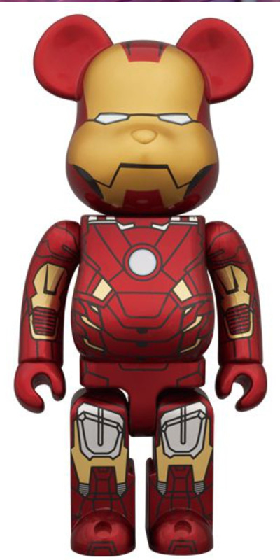 hình nền điện thoại Bearbrick Ironman