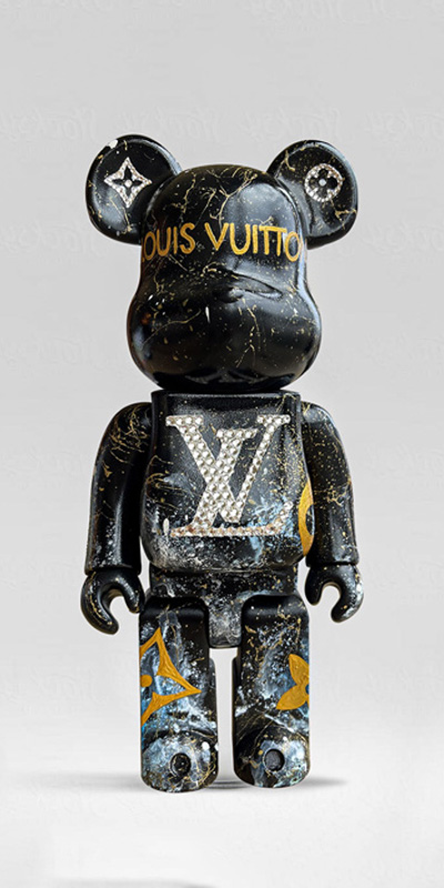 hình nền điện thoại Bearbrick LV