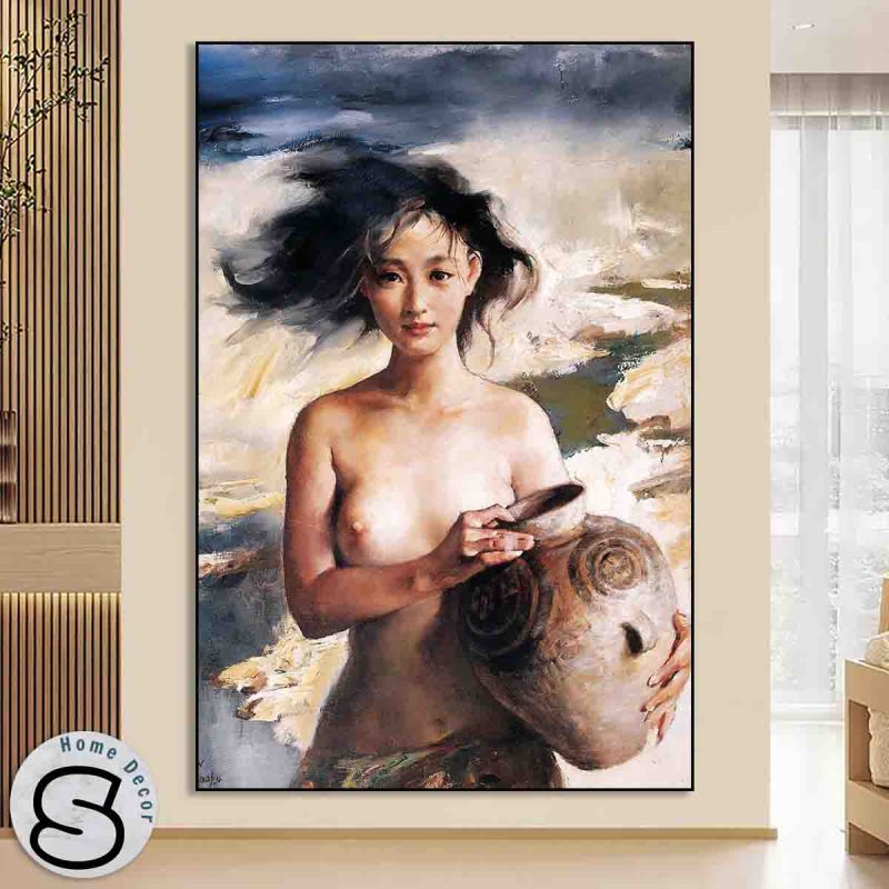 Tranh Cô Gái Treo Tường 85