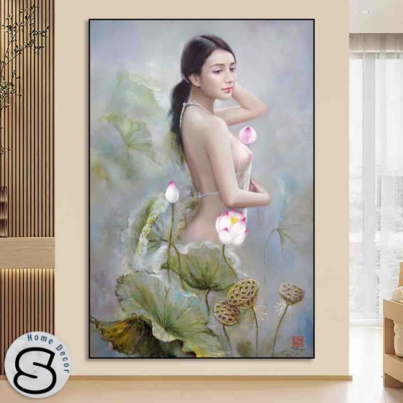 Tranh Cô Gái Treo Tường 56