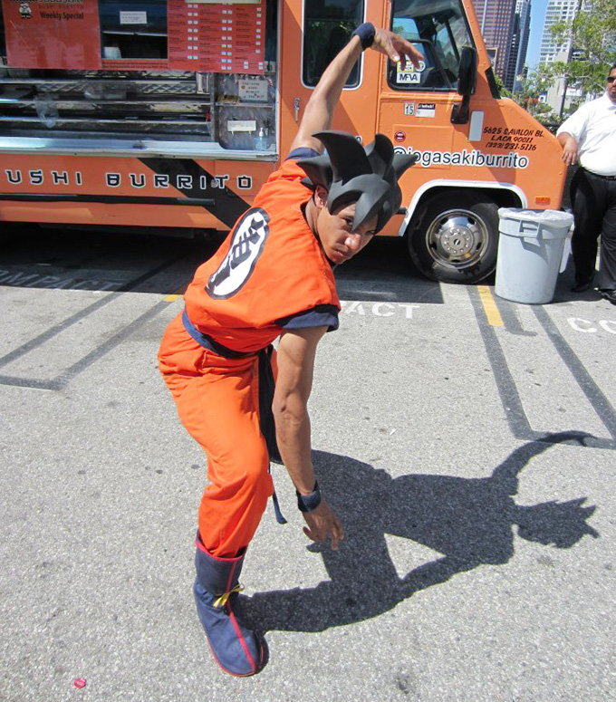 goku cosplay martial arts stance jahlon