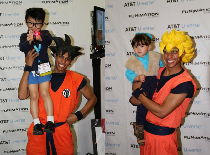goku super saiyan cosplay children