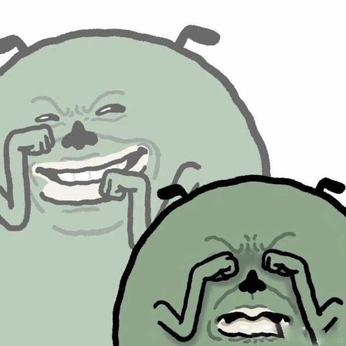 Nhãn dán bựa mang phong cách troll đầy sự hài hước