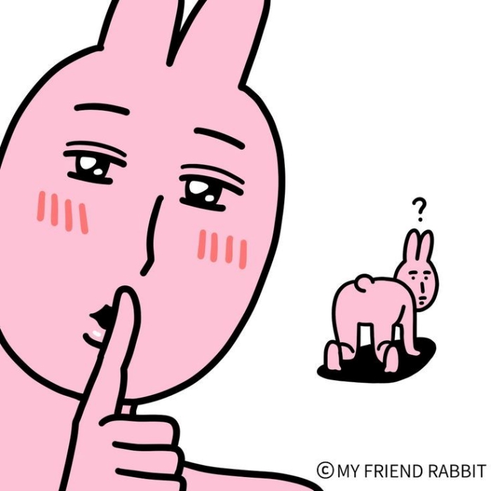meme thỏ hồng