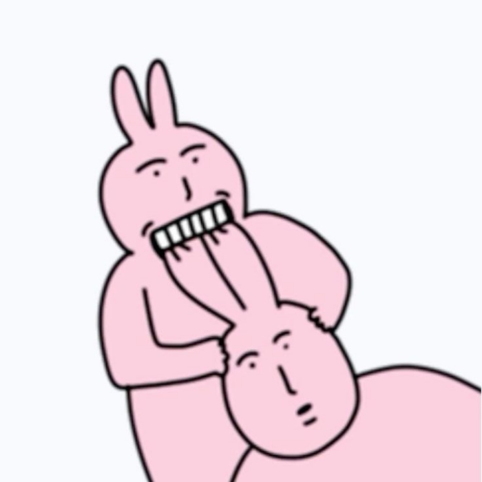 meme thỏ hồng