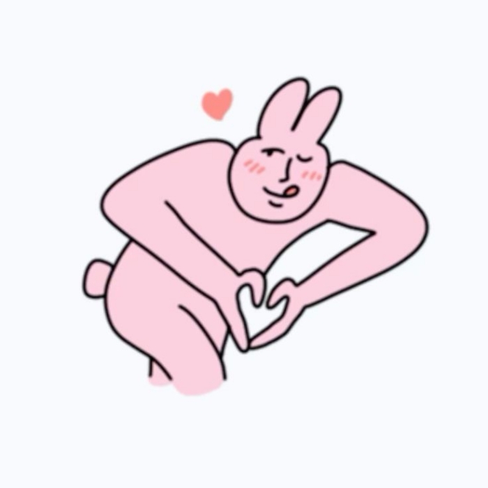 meme thỏ hồng