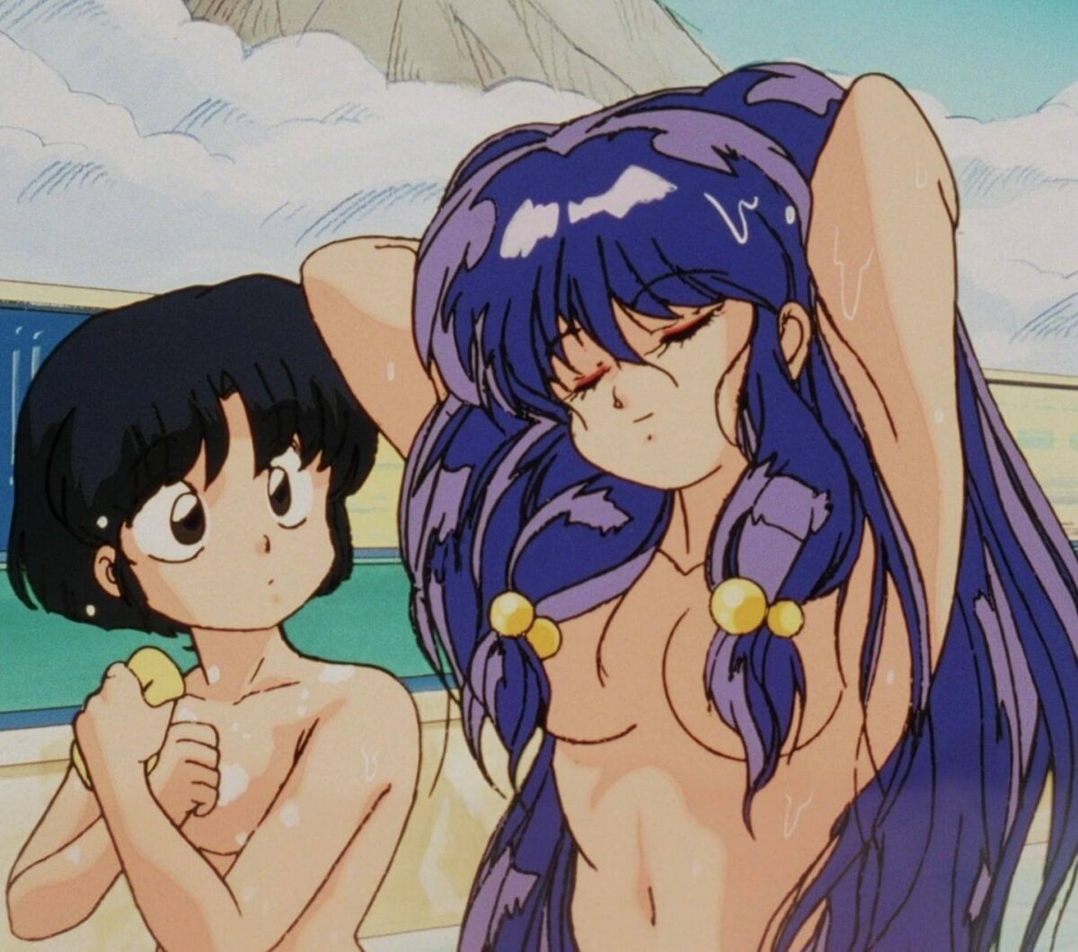 Ảnh sex anime chàng trai và cô gái làm tình trong bồn tắm