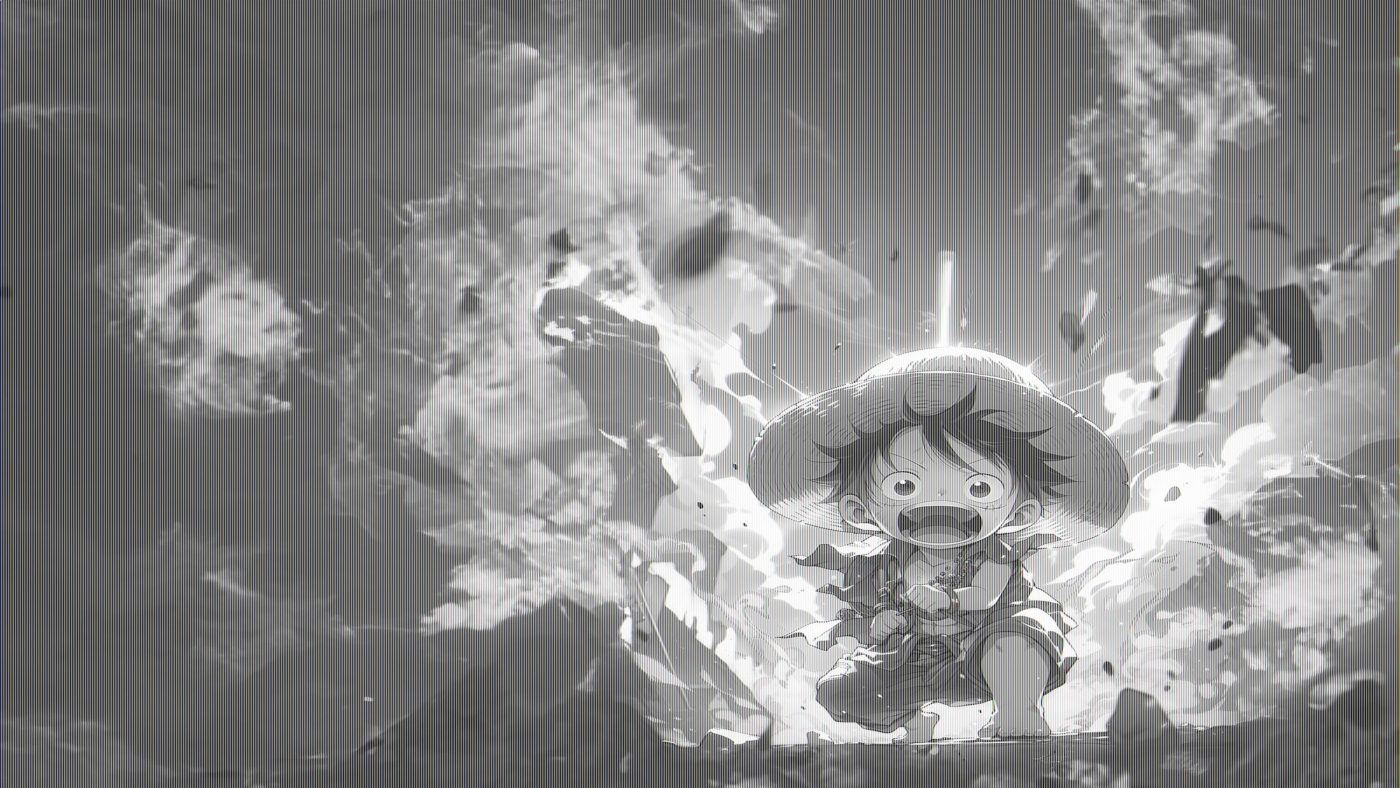 Hình nền Luffy Gear 5 4K cực ngầu cho điện thoại