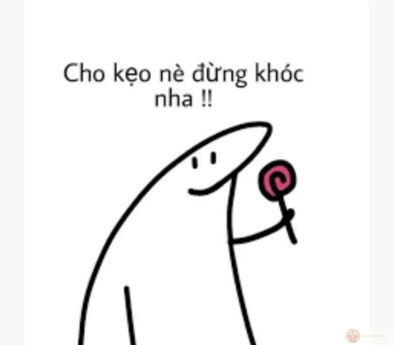 Meme vui nhộn siêu dễ thương giúp bạn cười vui và không ngừng nỗ lực.