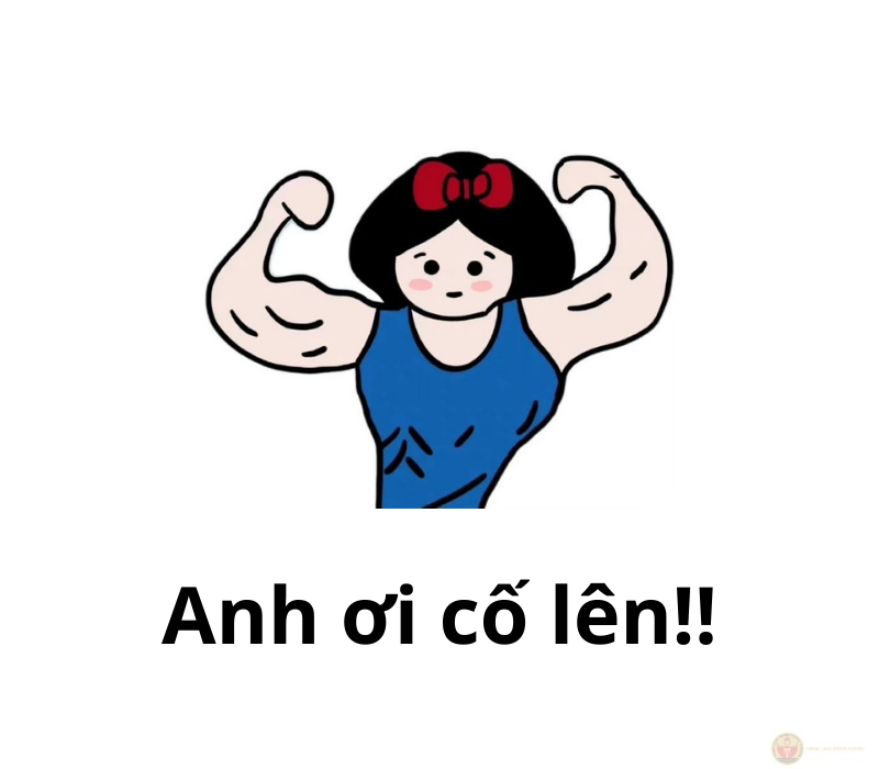 Cố lên cố lên sắp tới rồi, meme cute này chắc chắn sẽ khiến bạn bật cười và phấn chấn.