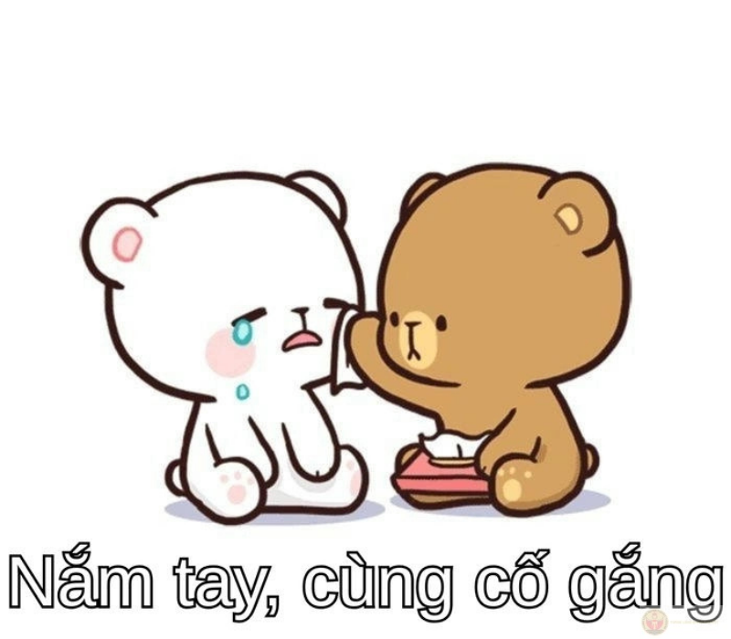 Cố lên meme hài hước vui nhộn nhắc bạn rằng mọi khó khăn rồi sẽ qua đi, sắp tới rồi.