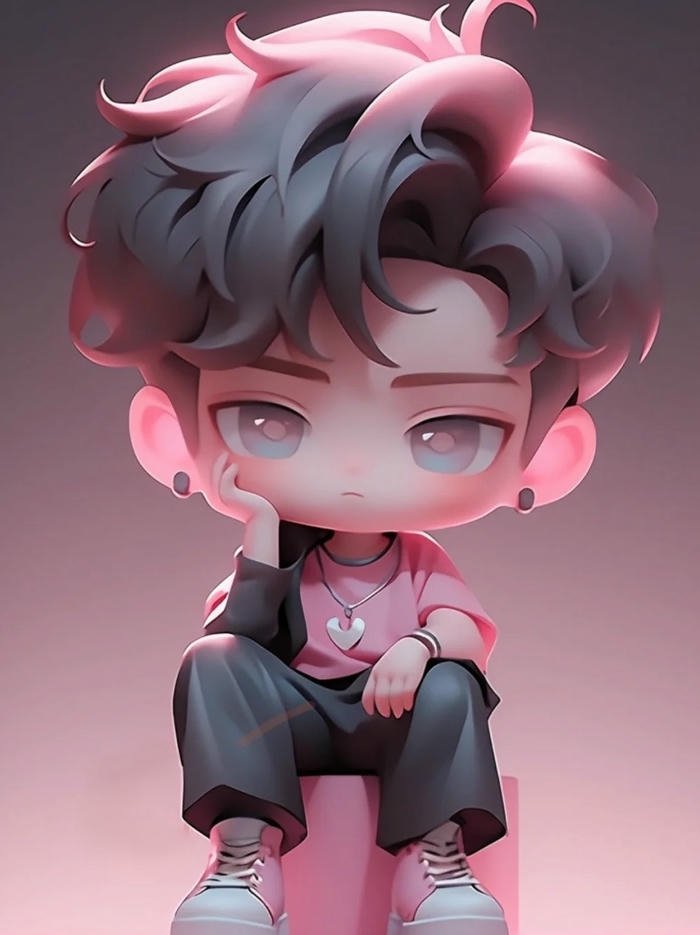 nam chibi lạnh lùng ảnh nổi bật