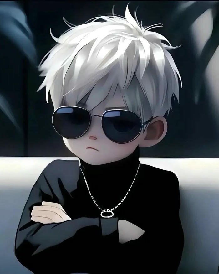 ảnh lạnh lùng anime chibi nam độc đáo