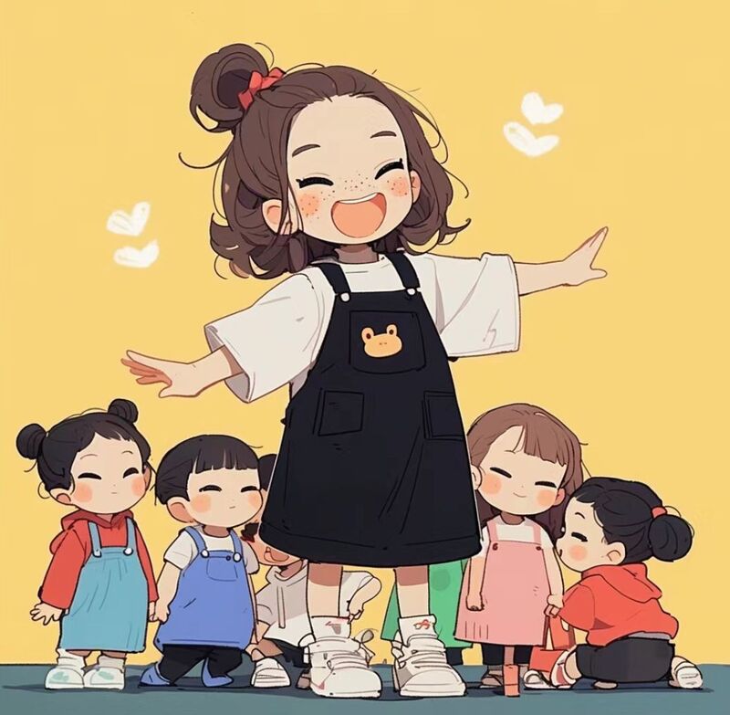 Chibi cô giáo, thầy giáo dễ thương