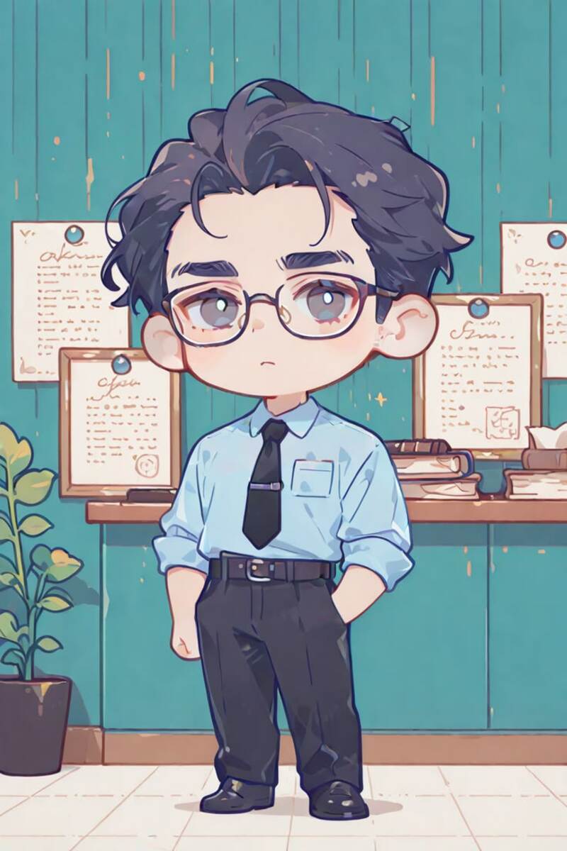 Chibi cô giáo, thầy giáo dễ thương