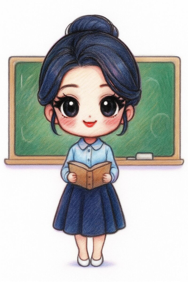 Chibi cô giáo, thầy giáo dễ thương