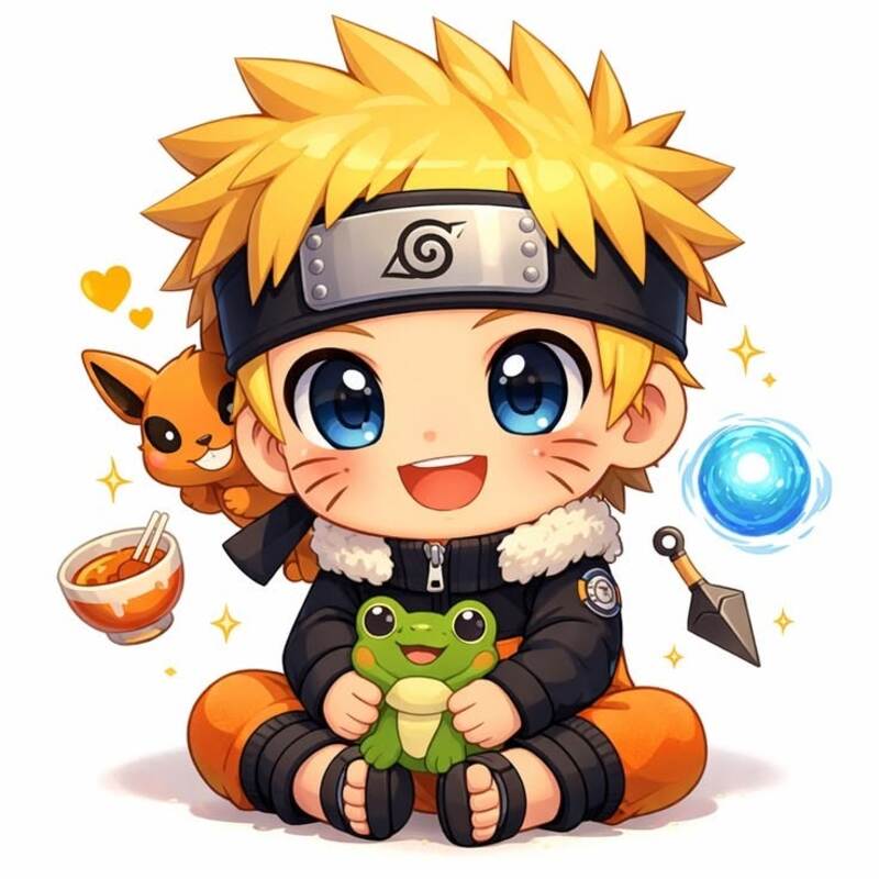 Hình ảnh anime chibi cute dễ thương
