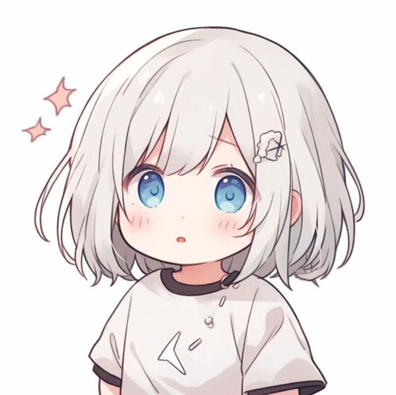 Hình ảnh chibi nữ cute đơn giản