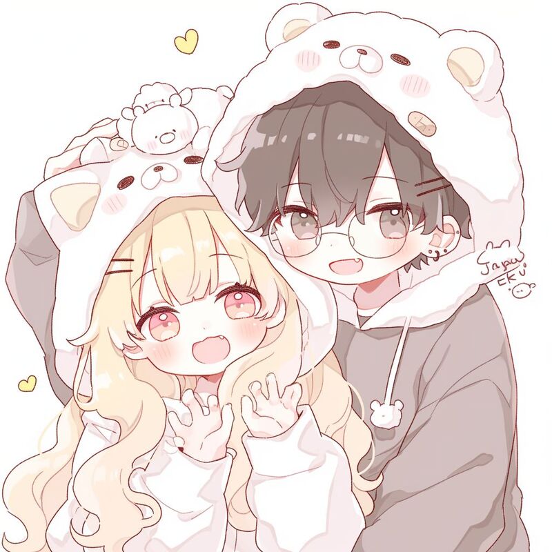 Hình chibi cặp đôi