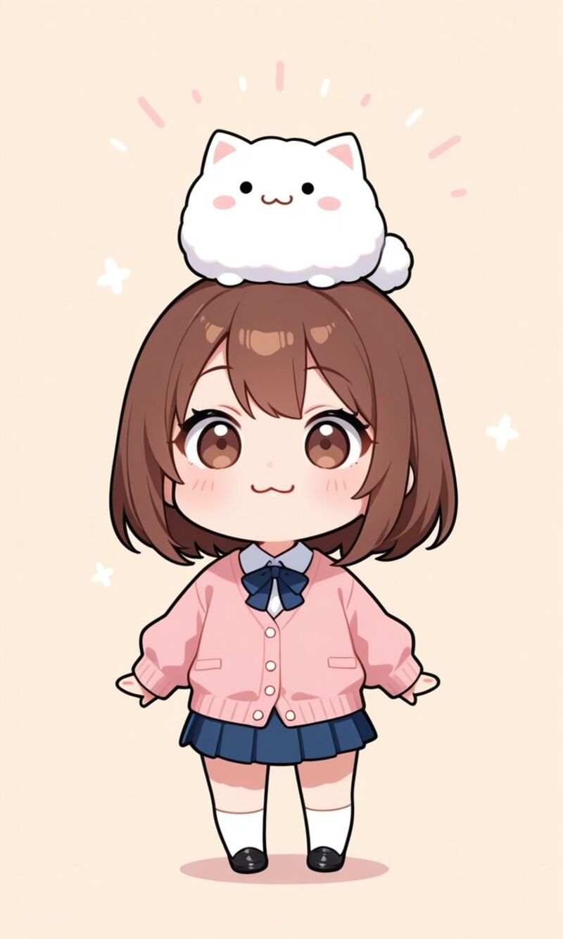 Hình ảnh học sinh chibi dễ thương