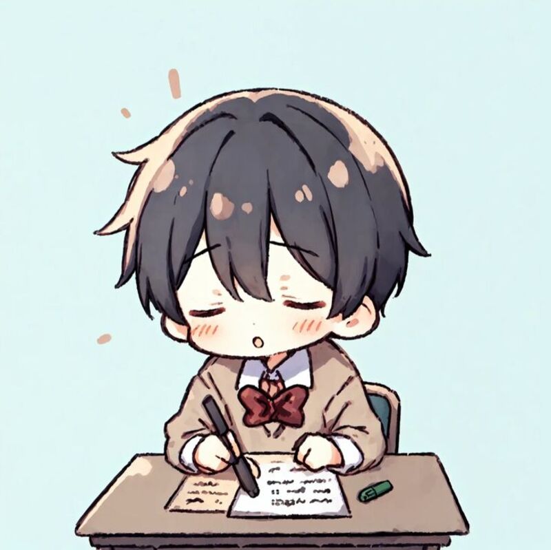 Hình ảnh học sinh chibi dễ thương