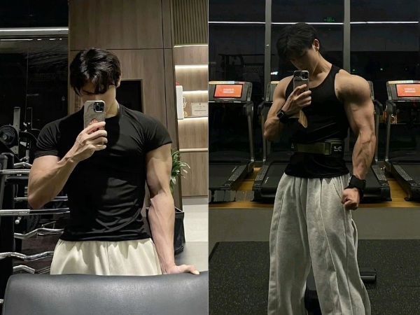 Chụp ảnh trước gương nam theo phong cách đời thường