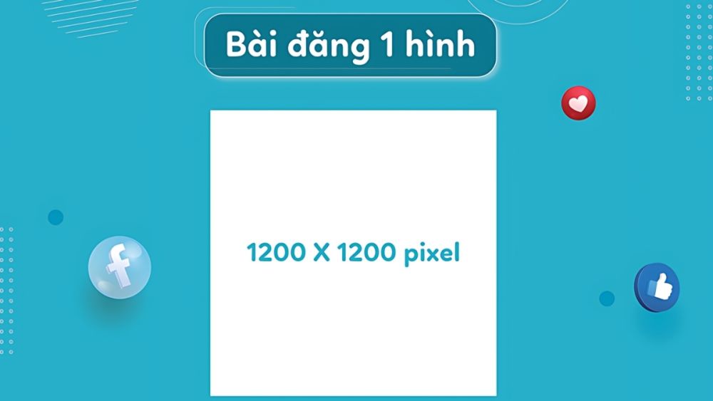 Kích thước 1 ảnh trong bài đăng Facebook
