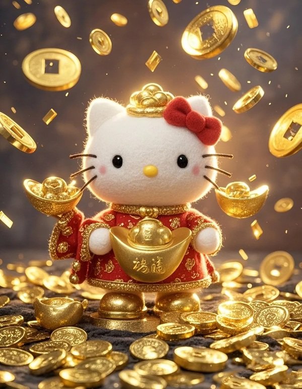 Ảnh mèo Maneki Neko dễ thương chất lượng cao
