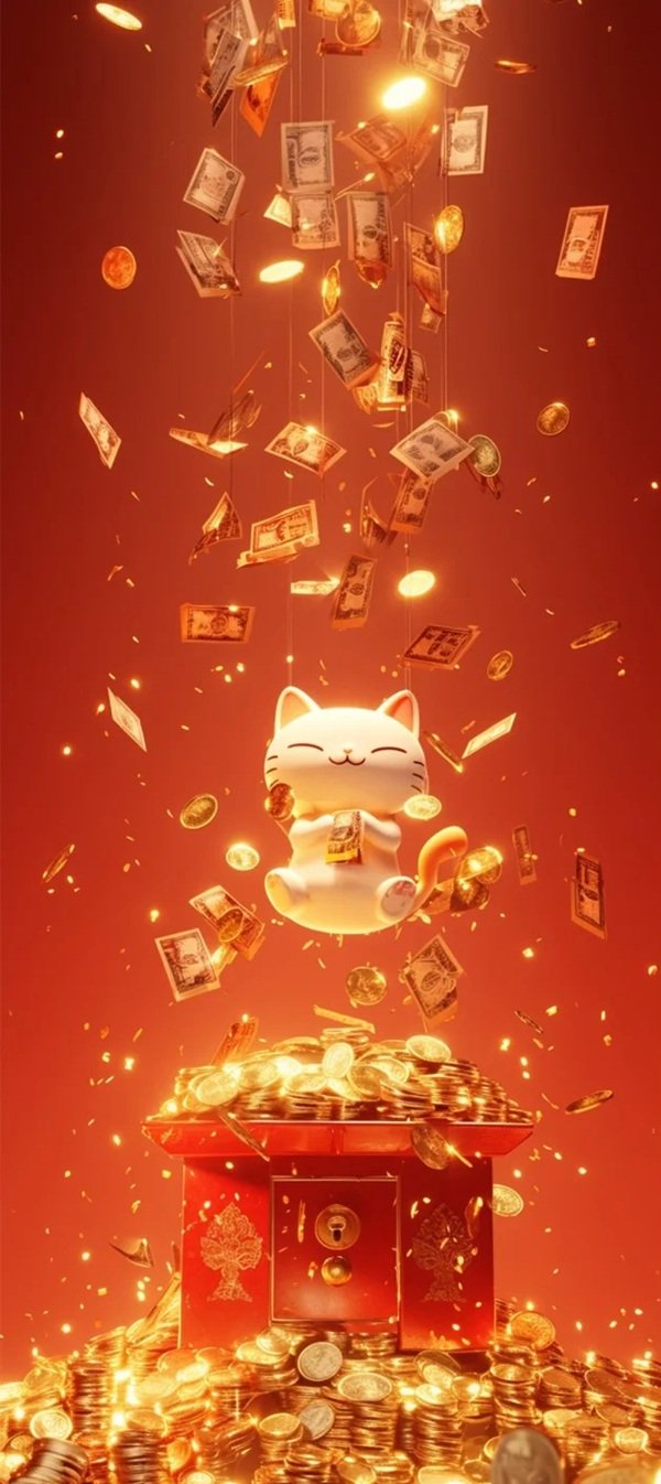 Mèo Maneki Neko nổi bật với màu sắc bắt mắt
