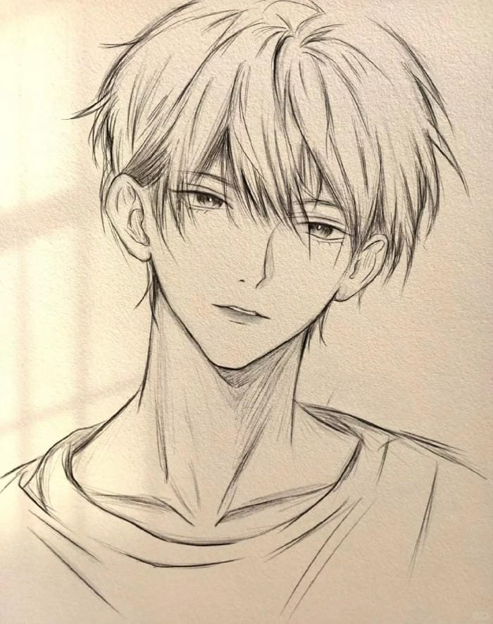 tranh anime nam lạnh lùng