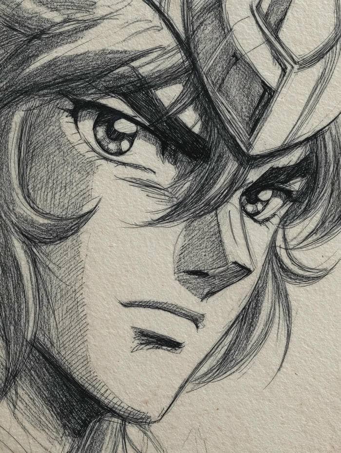 tranh anime nam cool