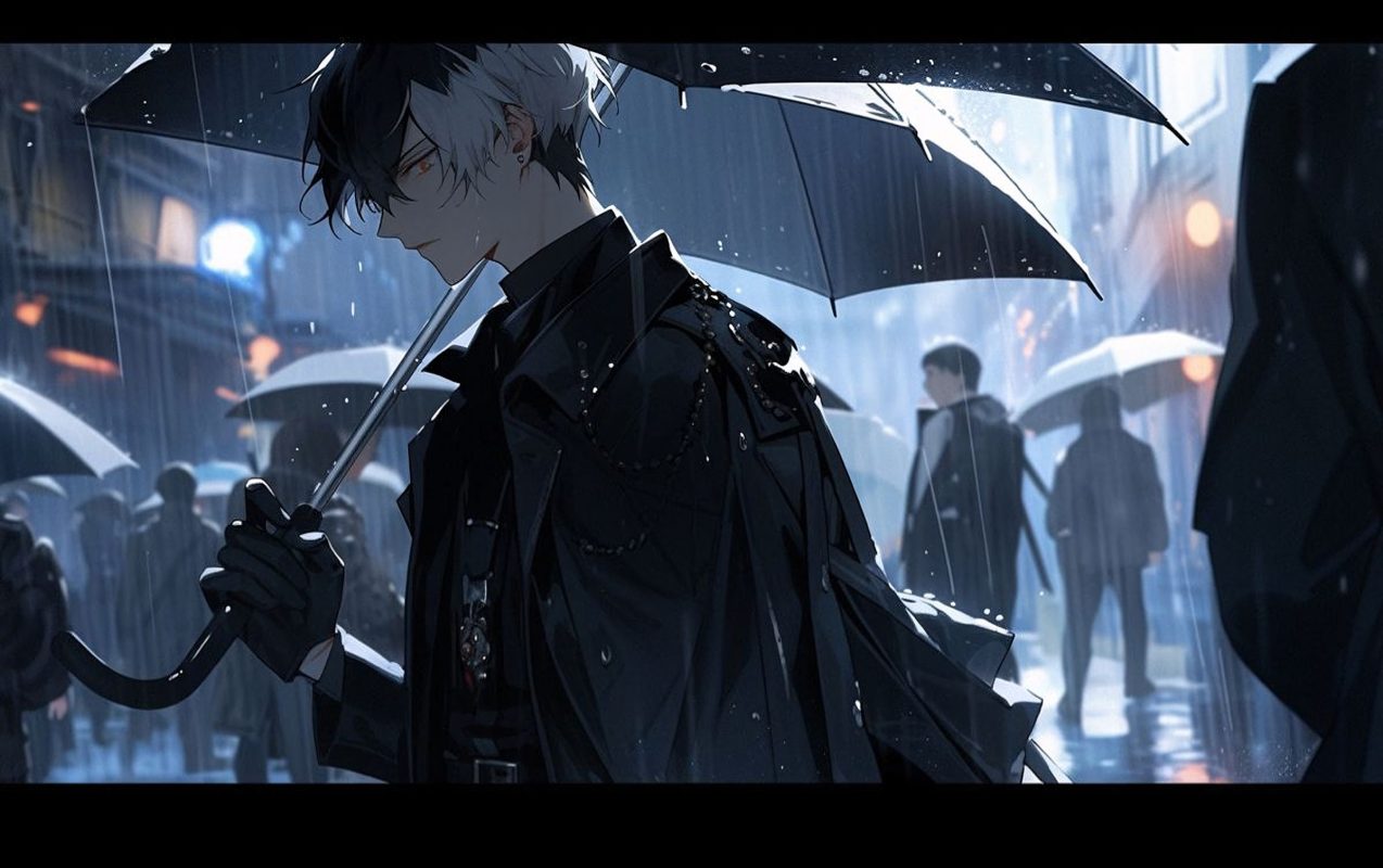 Hình nền anime buồn cô đơn một mình nam cực chất