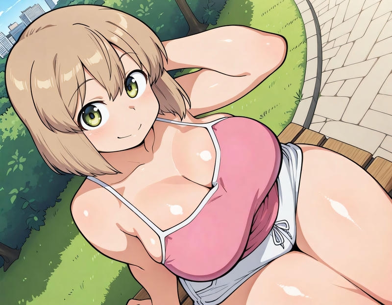 anime gái vú to mắt to