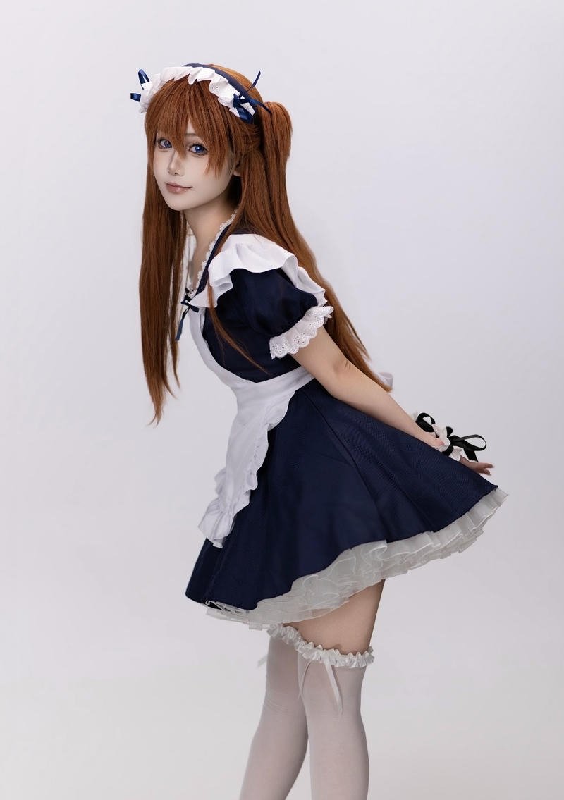 Hình cosplay hầu gái mang nét quyến rũ thanh lịch