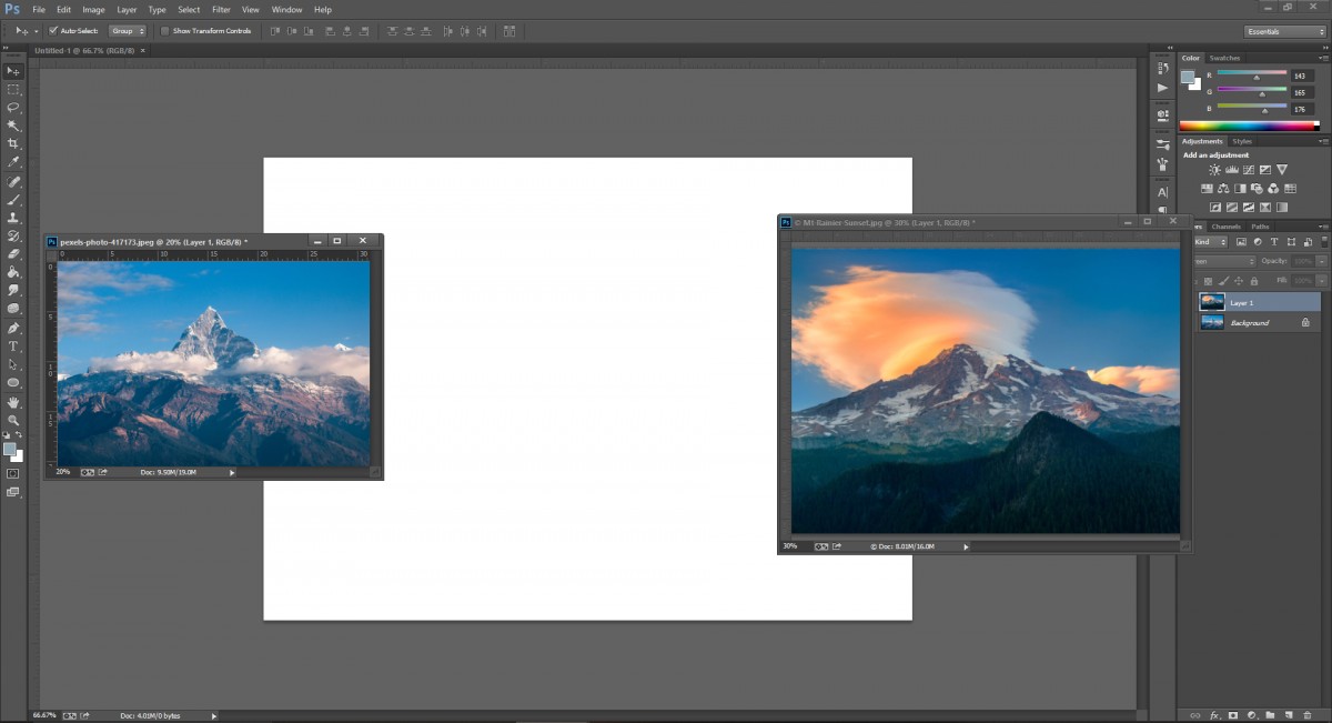 8 bước đơn giản giúp bạn ghép ảnh trong Photoshop cs6