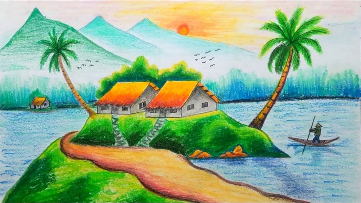 Vẽ cảnh trung tâm