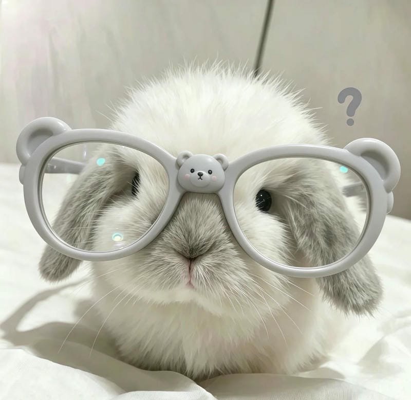 Hình ảnh con thỏ cute chibi dễ thương làm avatar