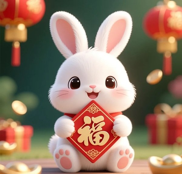 Chú thỏ nhỏ ngồi cạnh giỏ cà rốt tươi