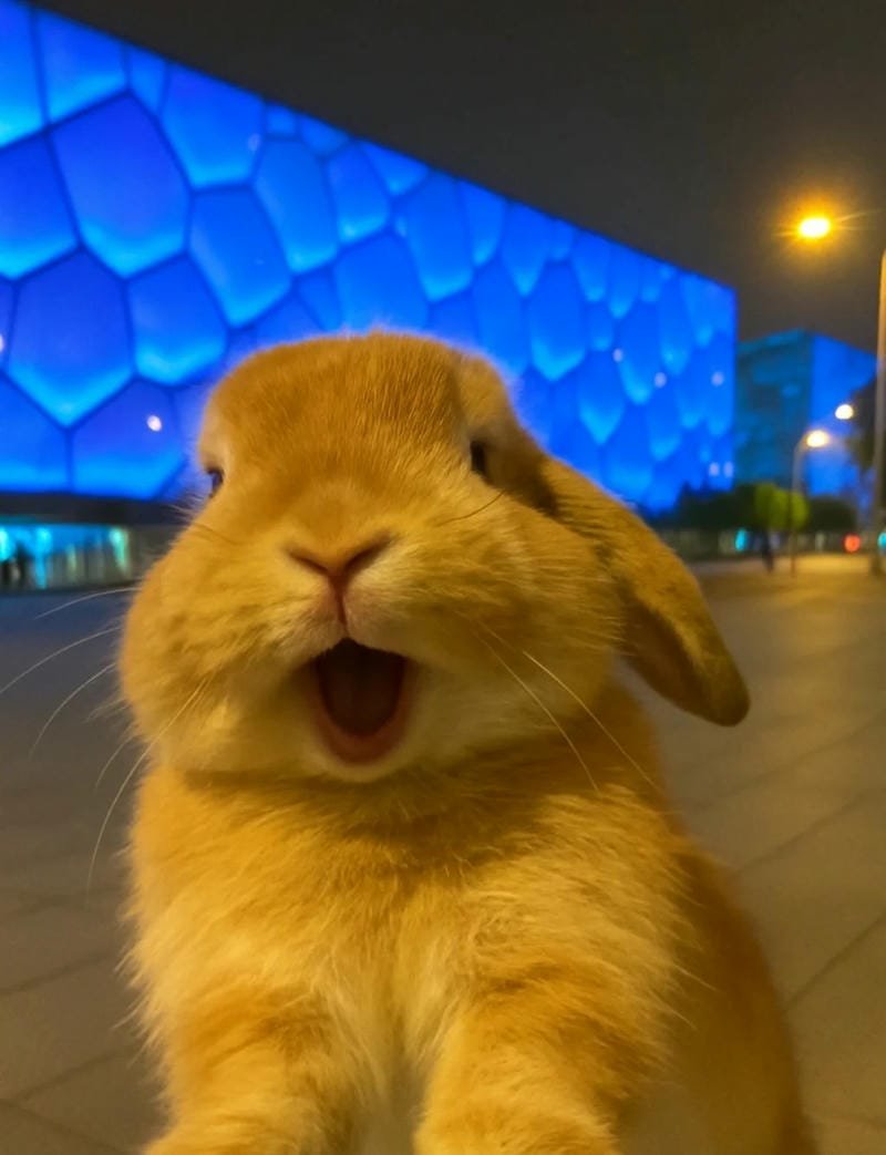 Hình ảnh con thỏ cute làm hình nền điện thoại đẹp