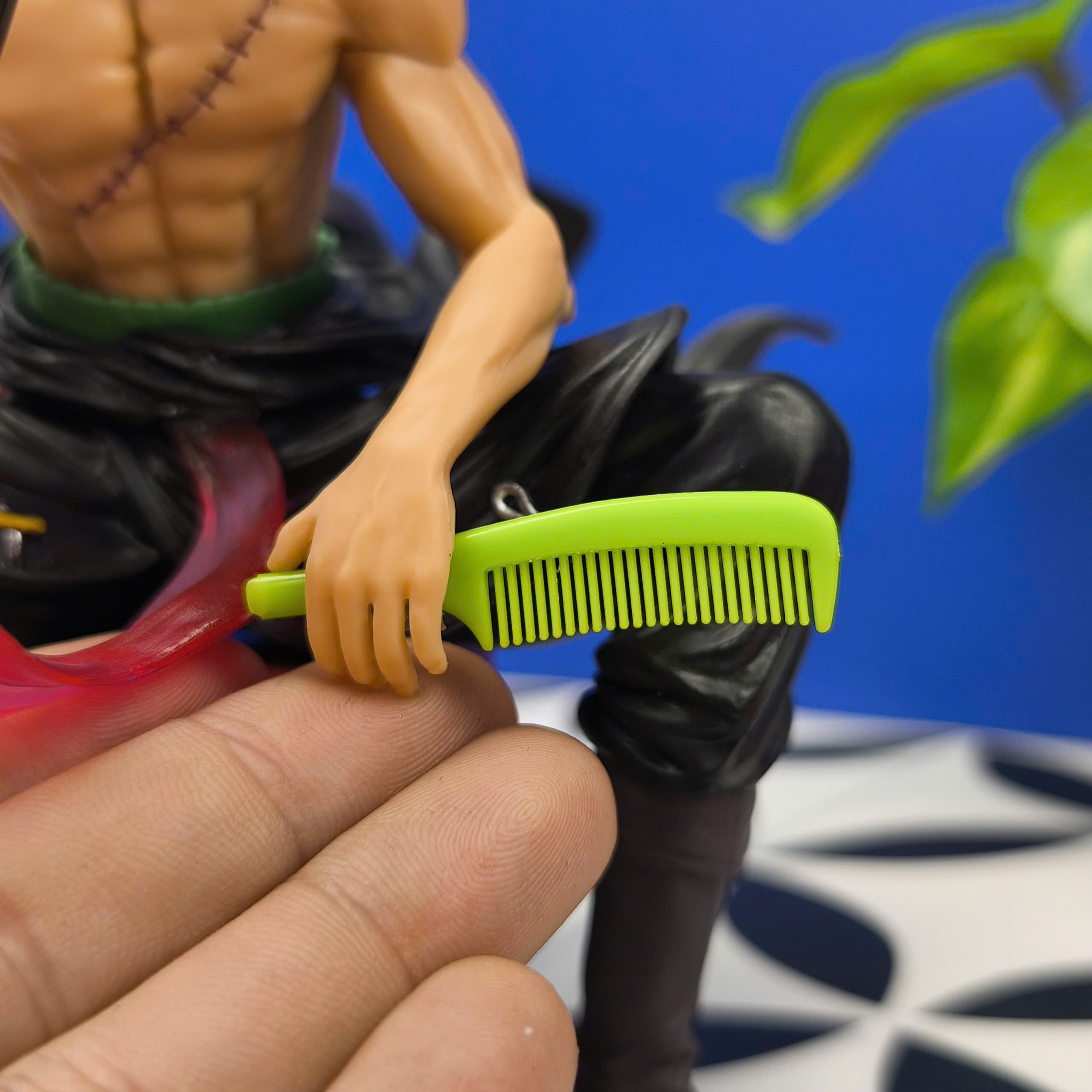 Mô Hình Tiệm Tóc Zoro Barber King Cao 17cm