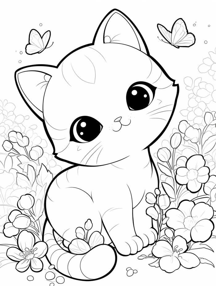 hình mèo hello kitty tươi sáng