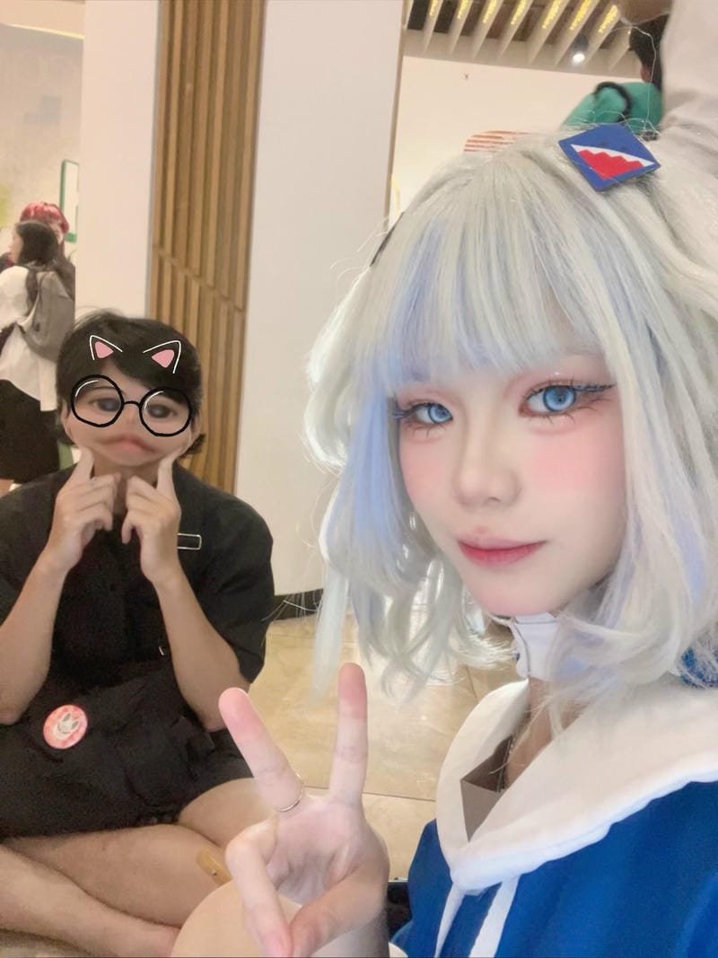 cosplay vtuber ánh sáng tự nhiên đẹp